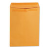 Self-Stick Open End Catalog Envelope, #10 1/2, Square Flap, Self-Adhesive Closure, 9 x 12, Brown Kraft, 250/Box