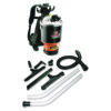Backpack Vacuum, 6.4 qt Tank Capacity, Black