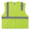 GloWear 8210HL Class 2 Economy Mesh Hook and Loop Vest, Polyester, 4X-Large/5X-Large, Lime