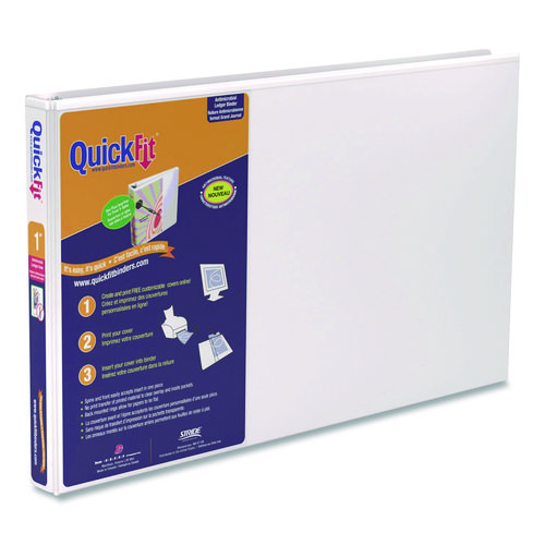 QuickFit D-ring Ledger Binder