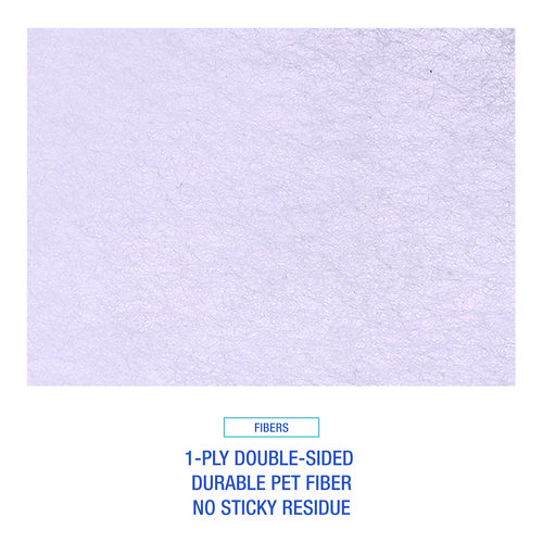 TrapEze Disposable Dusting Sheets, 8" x 125 ft, White, 250 Sheets/Roll,