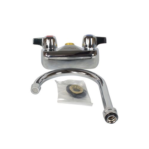 WorkForce Standard Duty Faucet, 9.5" Height/5" Reach, Chrome-Plated Brass