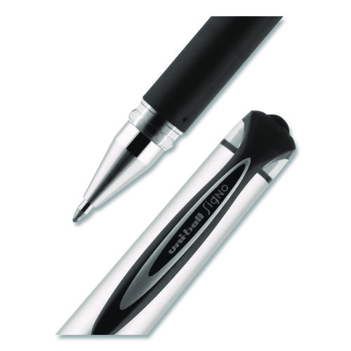 207 Impact Gel Stick Pen Refills, Bold 1 mm Conical Tip, Black Ink, 2/Pack