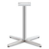 Arrange X-Leg Base for 42" to 48" Tops, 32w x 32d x 28h, Silver