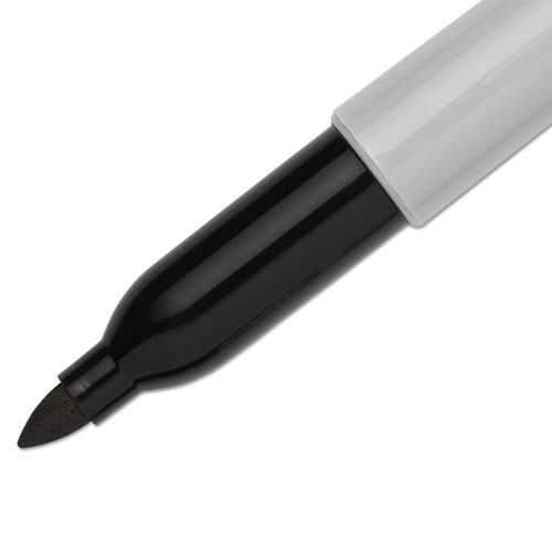Fine Tip Permanent Marker, Breast Cancer Awareness, Fine Bullet Tip, Black, 2/Pack