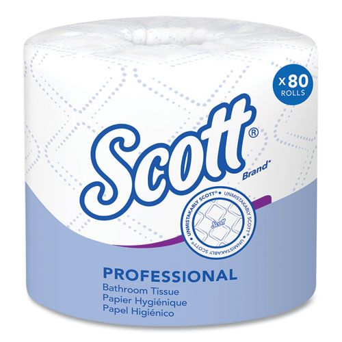 Scott Professional Standard Roll Toilet Paper with Elevated Design