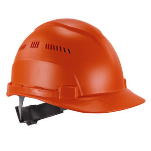 Skullerz 8966 Class C Lightweight CapStyle Hard Hat, Adjustable Venting, 6-Point Rachet Suspension, Orange