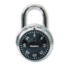 Combination Lock, Stainless Steel, 1.87" Wide, Silver