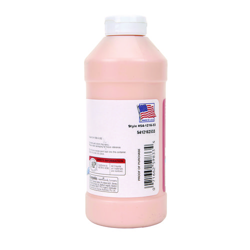 Premier Tempera Paint, Peach, 16 oz Bottle