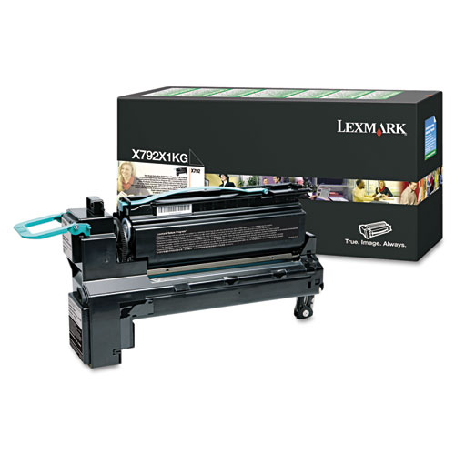 Lexmark X792X1KG Original Laser Toner Cartridge - Black - 1 Each
