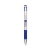 G-301 Gel Pen, Retractable, Medium 0.7 mm, Blue Ink, Stainless Steel/Blue Barrel, 2/Pack