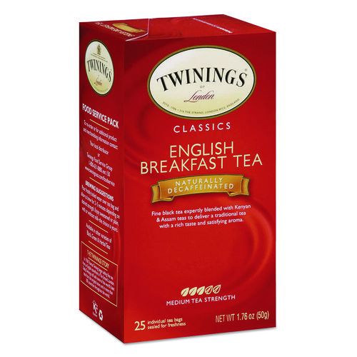 Twinings of London Decaf English Breakfast Black Tea Bag