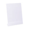 Clear L-Style Freestanding Frame, 8.5 x 11 Insert, 3/Pack