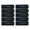 DataStick Pro USB 3.2 Type A Flash Drive, 64 GB, Black, 10/Pack
