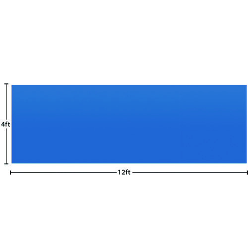 Better Than Paper Bulletin Board Roll, 4 ft x 12 ft, Royal Blue