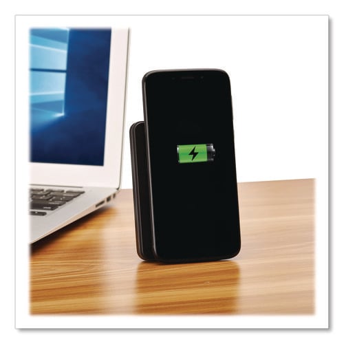 Portable Wireless Magnetic Charging Power Bank, USB C, Black