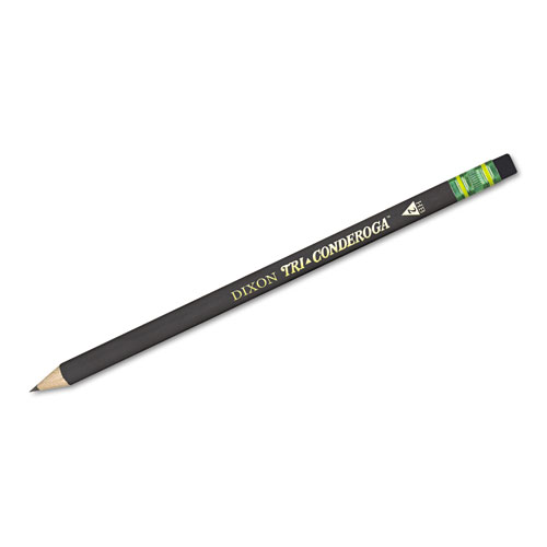 Ticonderoga Tri-Conderoga Wood-Cased Pencils with Sharpener