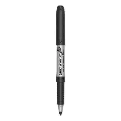 Intensity Fine Tip Permanent Marker Value Pack, Fine Bullet Tip, Black, 24/Pack