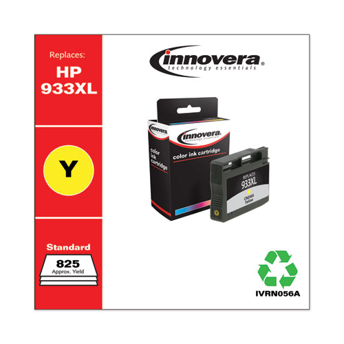 Remanufactured Yellow High-Yield Ink, Replacement for 933XL (CN056A), 825 Page-Yield - Image 2