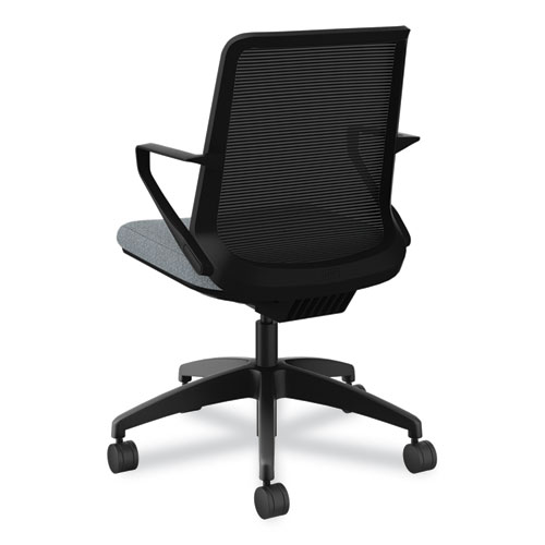 Cliq Office Chair, Supports Up to 300 lb, 17" to 22" Seat Height, Basalt Seat, Black Back, Black Base - Image 10