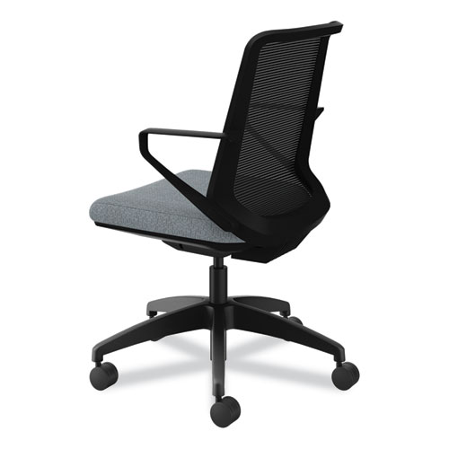 Cliq Office Chair, Supports Up to 300 lb, 17" to 22" Seat Height, Basalt Seat, Black Back, Black Base - Image 11