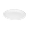 Placesetter Deluxe Laminated Foam Dinnerware, Plate, 10.25" dia, White, 540/Carton