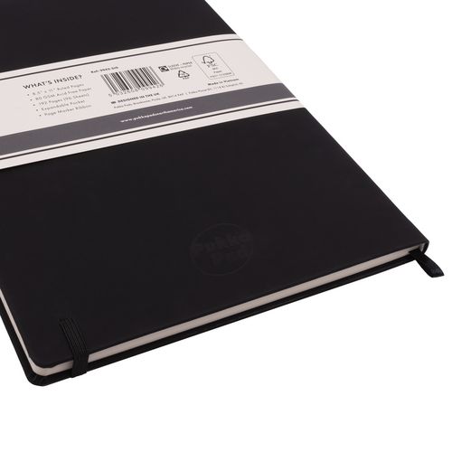 Soft Cover Notebook, College Rule, Black Cover, (96) 11 x 8.5 Sheets - Image 2