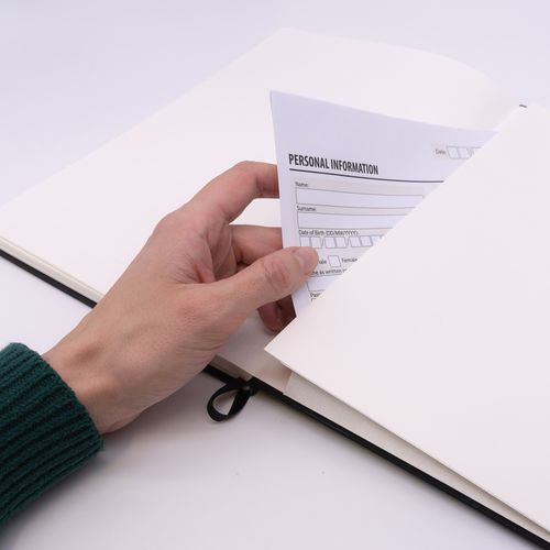 Soft Cover Notebook, College Rule, Black Cover, (96) 11 x 8.5 Sheets - Image 5