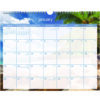 Tropical Escape Wall Calendar, Tropical Escape Photography, 15 x 12, Pale Blue/Multicolor Sheets, 12-Month (Jan to Dec): 2025