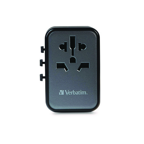UTA-09 Gan III Universal Travel Adapter, (2) USB-A/(2) USB-C/USB-C with Power Delivery 3.0