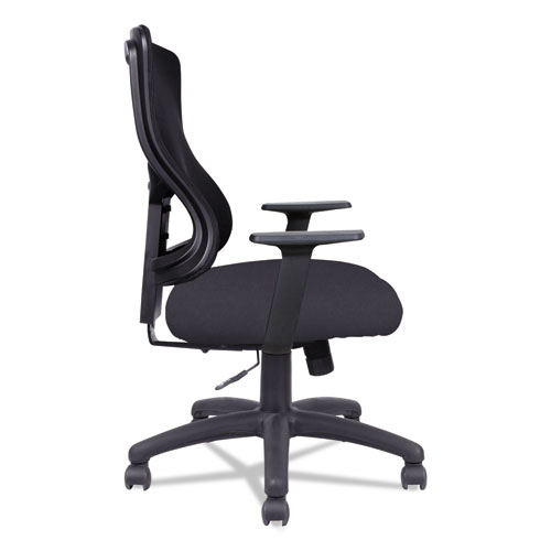 Alera Elusion II Series Mesh Mid-Back Swivel/Tilt Chair, Supports Up to 275 lb, 18.11" to 21.77" Seat Height, Black