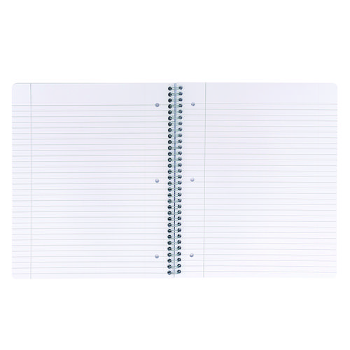 Letter Size Notebook, 1-Subject, Medium/College Rule, Green/Black Camo Knit Cover, (100) 11 x 8.5 Sheets, 3/Pack