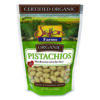 Organic Pistachios, Dry Roasted with Sea Salt, 7 oz Bag, 12/Carton