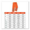 GloWear 8925 Class E Hi-Vis Thermal Pants, 3X-Large, Orange