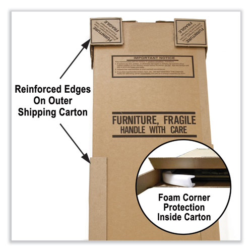 Adjustable Folding Table, Rectangular, 48" x 24" x 22" to 32", Mocha Granite Top, Brown Legs, /Pallet