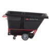 1 cu yd BRUTE Rotomolded Tilt Truck, 1,250 lb Capacity, Black