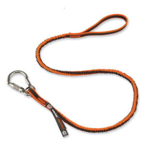 Squids 3101F(x) Tool Lanyard with Stainless-Steel Carabiner + Loop, 15 lb Max Working Capacity, 38" to 48" Long