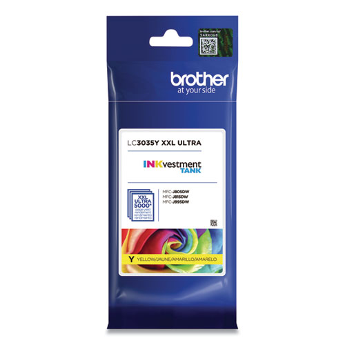 Brother LC3035Y Original Ultra High Yield Inkjet Ink Cartridge - Single Pack - Yellow - 1 Each