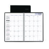 DayMinder Monthly Planner, Ruled Blocks, 12 x 8, Black Cover, 14-Month: Dec 2024 to Jan 2026