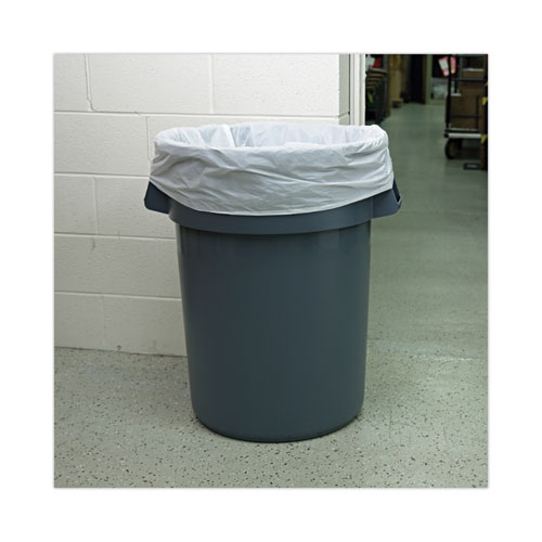 Low-Density Waste Can Liners, 60 gal, 0.5 mil, 38" x 58", White, Perforated Roll, 10 Bags/Roll, 10 Rolls/Carton - Image 5