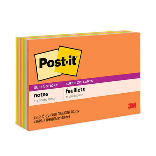 Post-it® Super Stick Notes - Energy Boost Color Collection