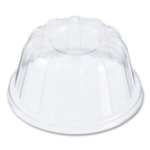 D-T Sundae/Cold Cup Lids, Fits 5 oz to 32 oz Cold Cups, Plastic, Clear, 50/Pack, 20 Packs/Carton