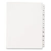 Preprinted Legal Exhibit Side Tab Index Dividers, Allstate Style, 10-Tab, I to X, 11 x 8.5, White, 1 Set