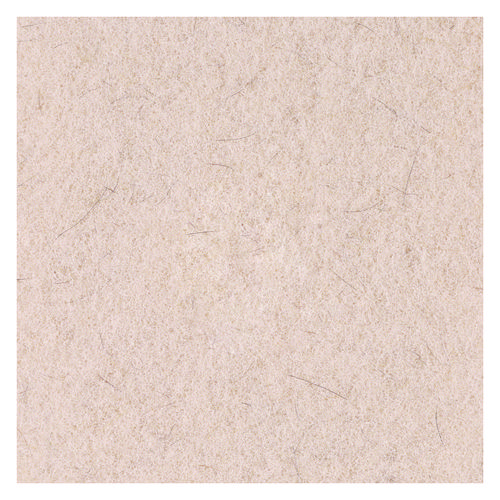Natural Hog Hair Burnishing Floor Pads, 19" Diameter, Tan, 5/Carton