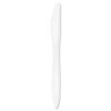 Style Setter Mediumweight Plastic Knives, White, 1,000/Carton