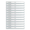 Non-Shatter Flexible Ruler, Standard/Metric, 12" (30 cm) Long, Plastic, Clear, 12/Box