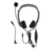 ZuM ZuM350B Binaural Over The Head Headset, Black