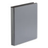 Deluxe Easy-to-Open D-Ring View Binder, 3 Rings, 1" Capacity, 11 x 8.5, Black