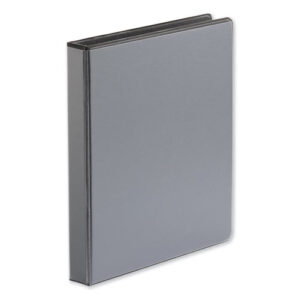 Deluxe Easy-to-Open D-Ring View Binder, 3 Rings, 1" Capacity, 11 x 8.5, Black