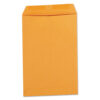 Catalog Envelope, 24 lb Bond Weight Kraft, #1, Square Flap, Gummed Closure, 6 x 9, Brown Kraft, 500/Box